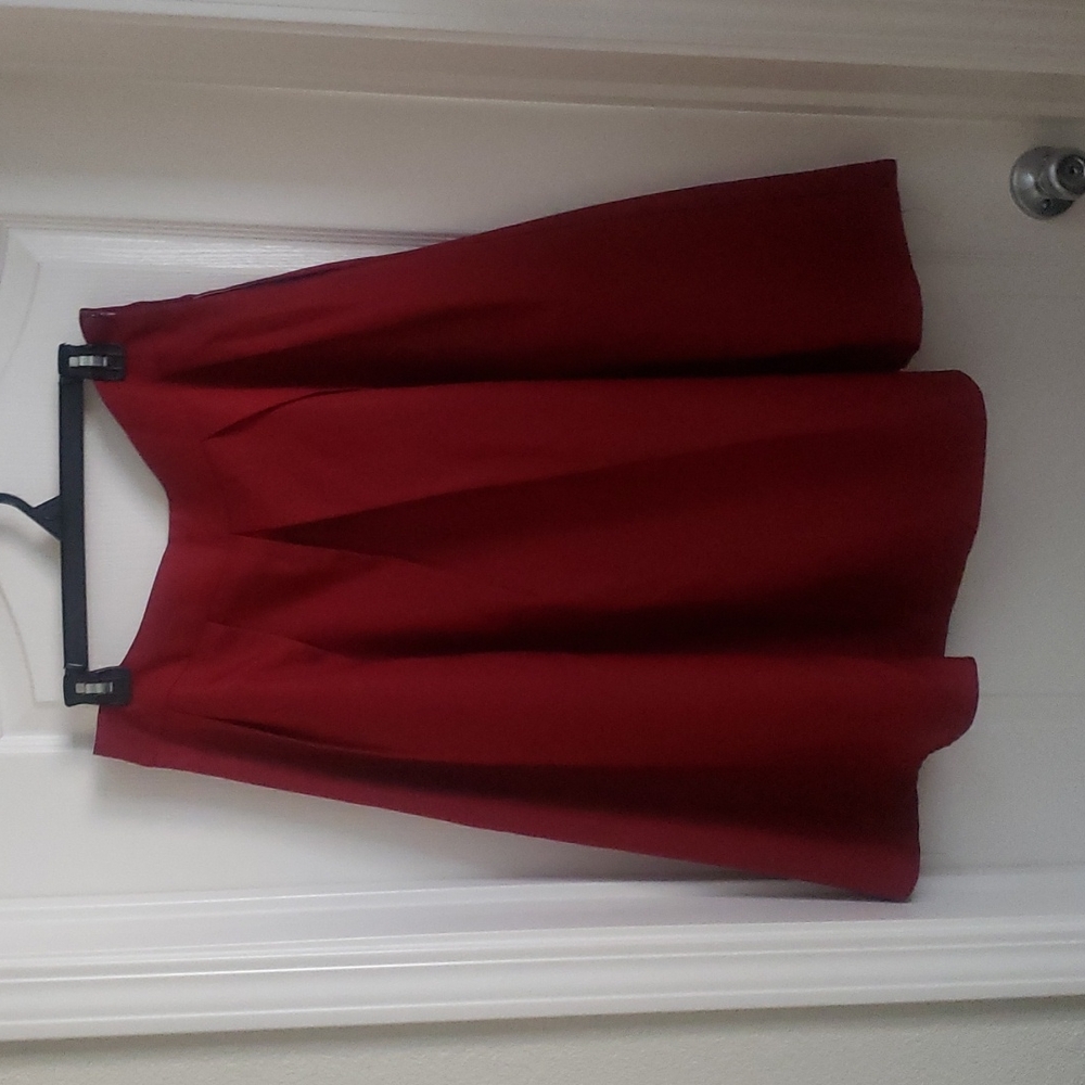 Maroon skirt